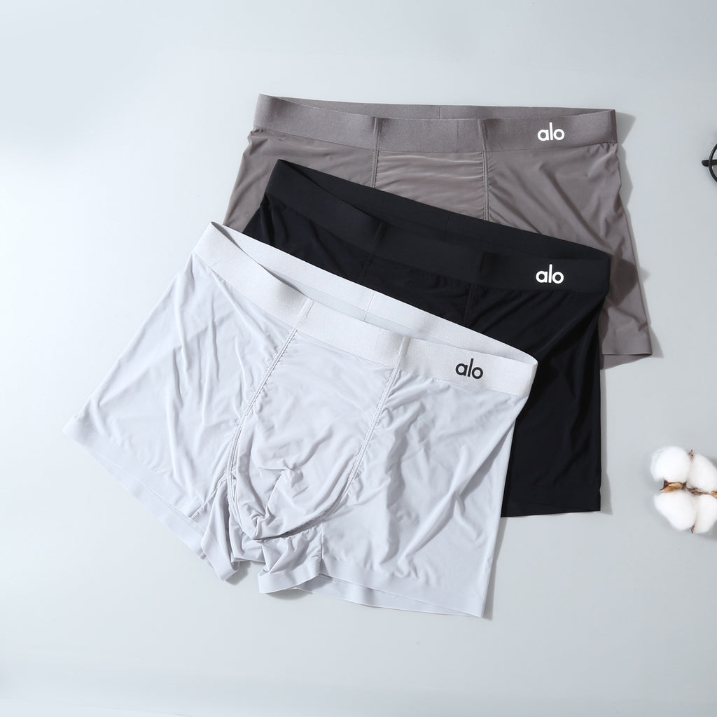 Alo Ice-Silk Men's Boxer Briefs - 3-Piece Box