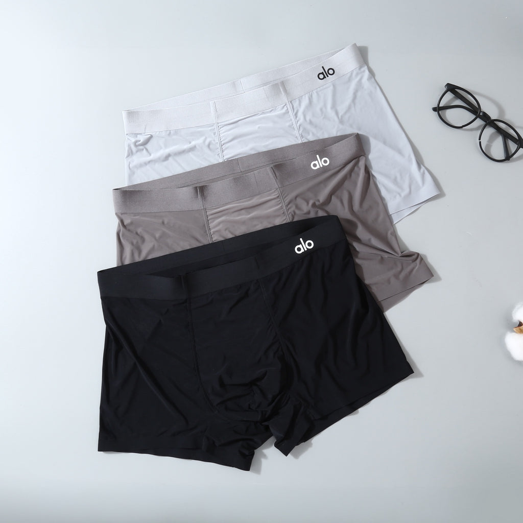 Alo Ice-Silk Men's Boxer Briefs - 3-Piece Box