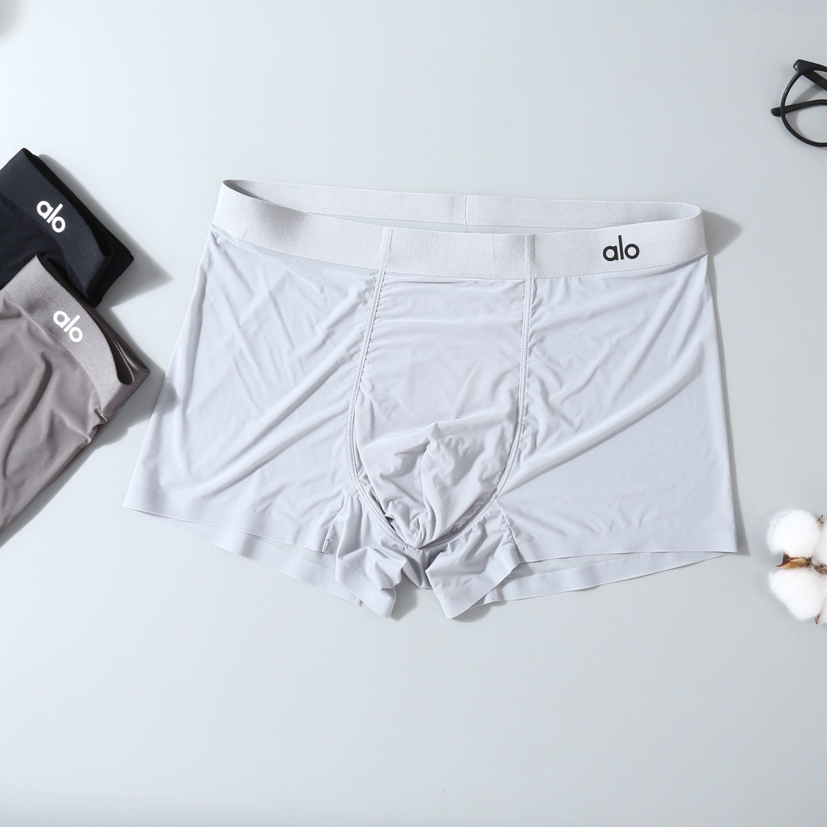 Alo Ice-Silk Men's Boxer Briefs - 3-Piece Box