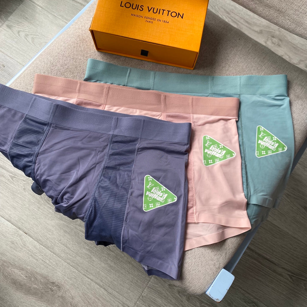 Louis Vuitton Ice-Silk Men's Boxer Briefs - 3-Piece Box