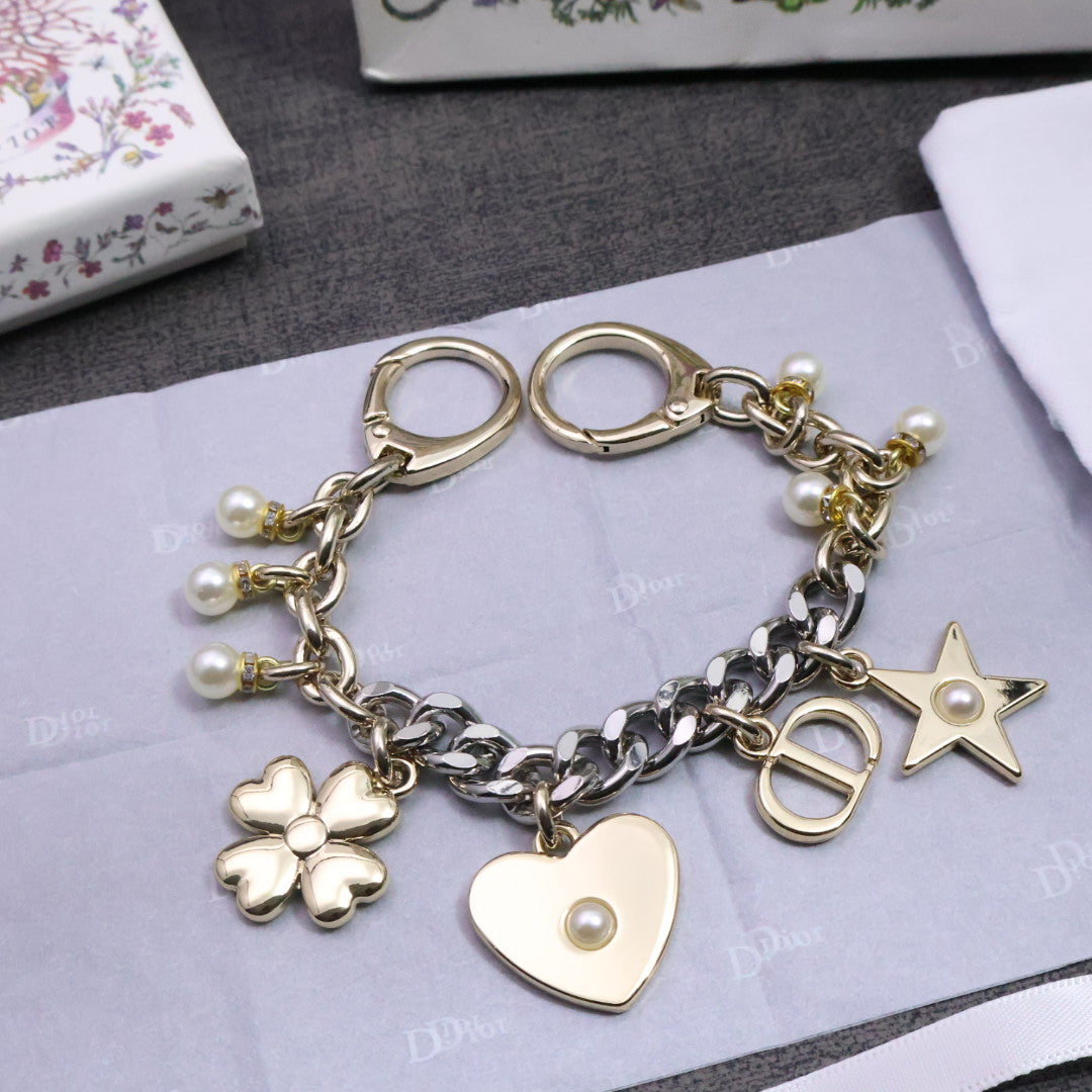 Heart Motif Jewelry Accessory in Gold-Tone main product view