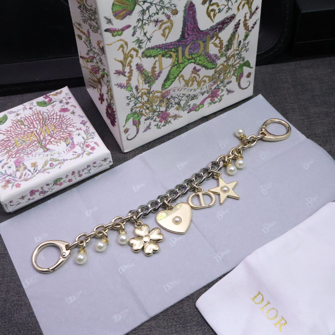 Heart Motif Jewelry Accessory in Gold-Tone detail view