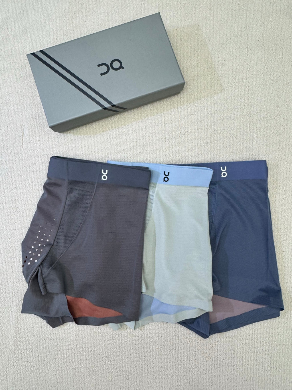Nylon Blend Men's Boxer Briefs - 3-Piece Box