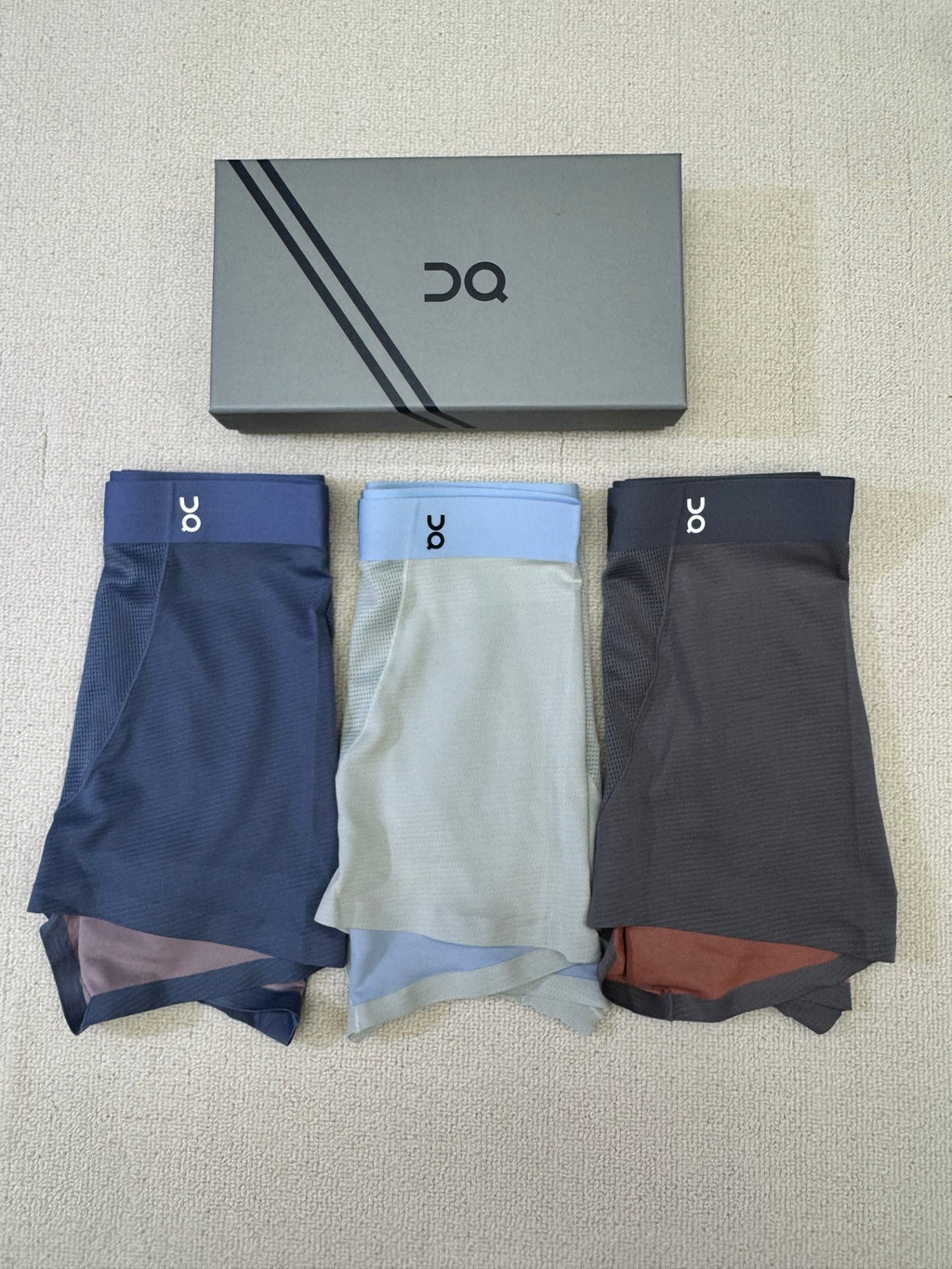 Nylon Blend Men's Boxer Briefs - 3-Piece Box