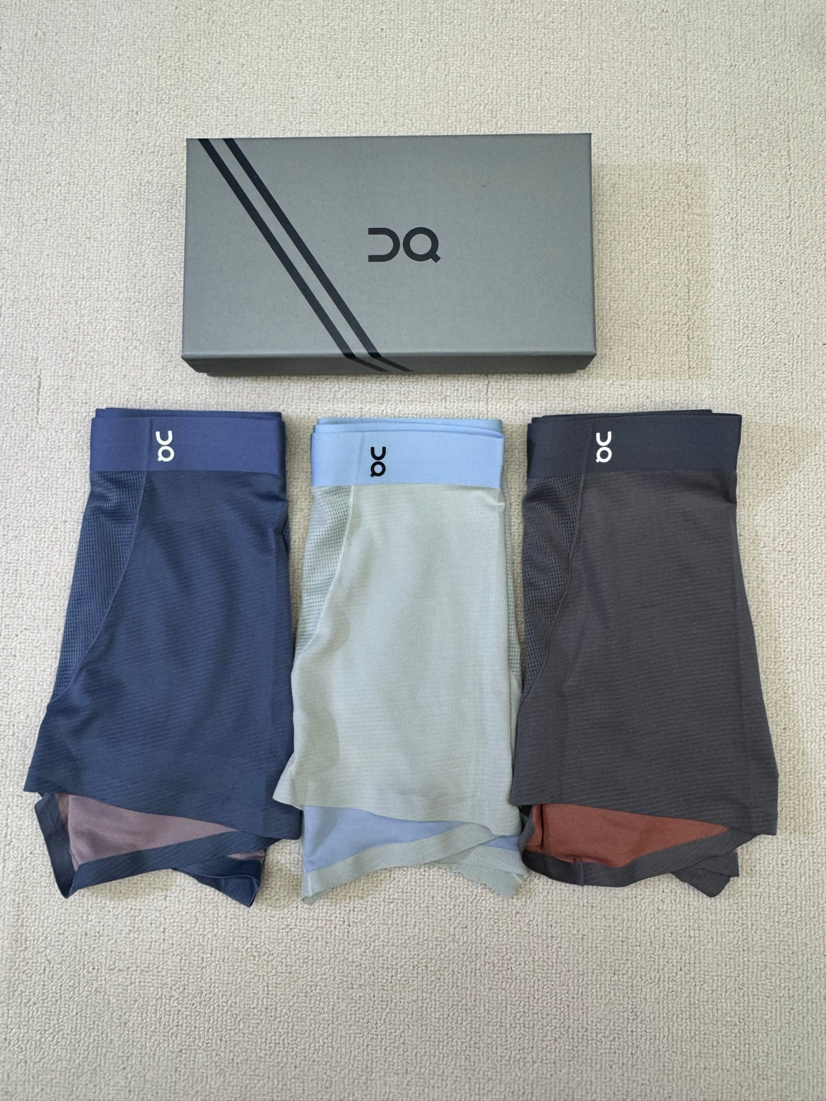 Nylon Blend Men's Boxer Briefs - 3-Piece Box