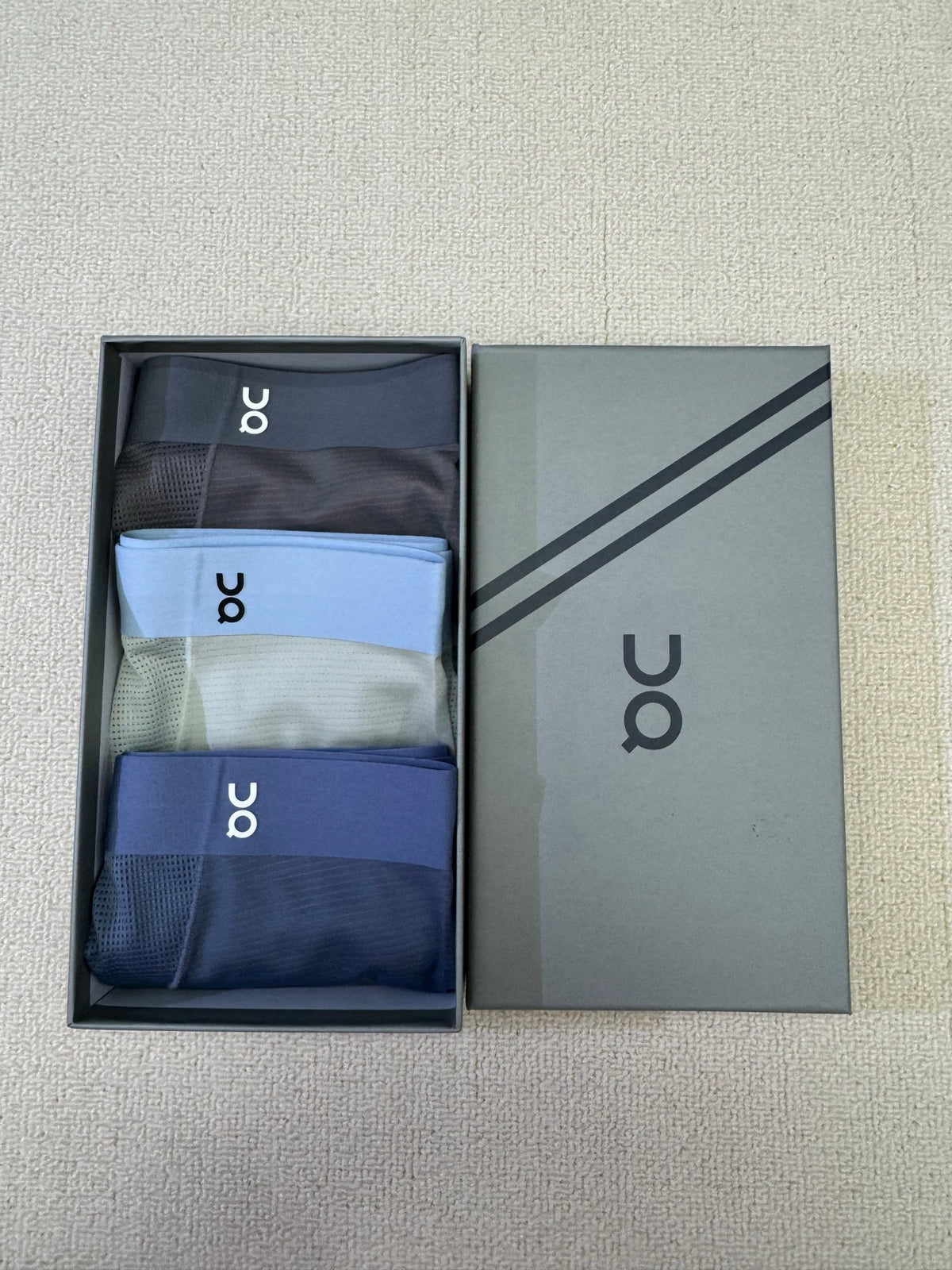 Nylon Blend Men's Boxer Briefs - 3-Piece Box
