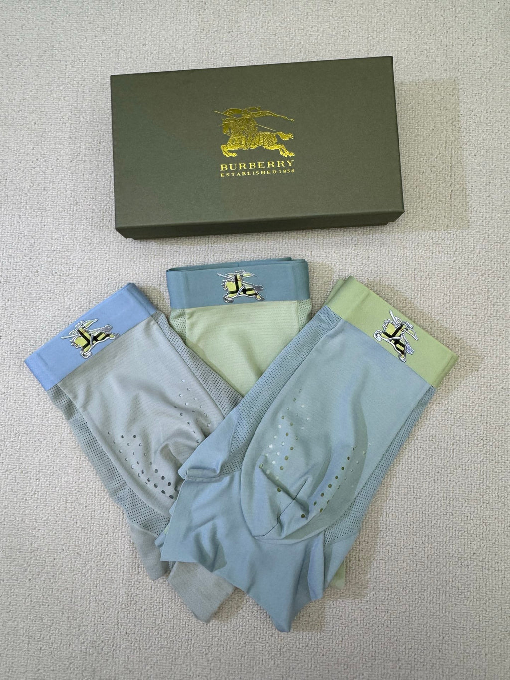 Burberry Nylon Blend Men's Boxer Briefs - 3-Piece Box