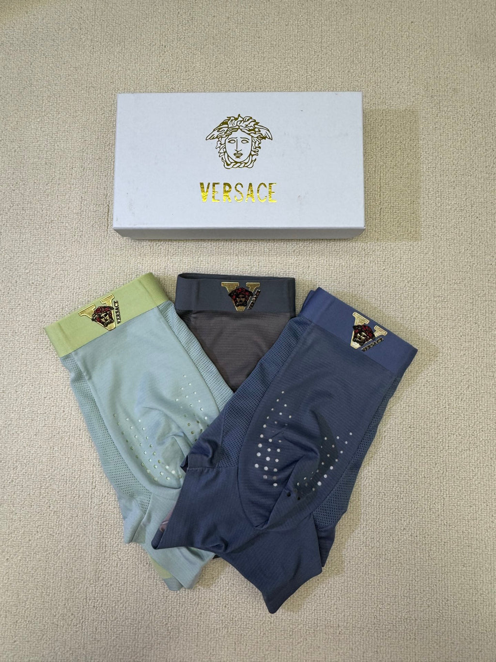 Nylon Blend Men's Boxer Briefs - 3-Piece Box