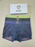 Versace Nylon Blend Men's Boxer Briefs - 3-Piece Box