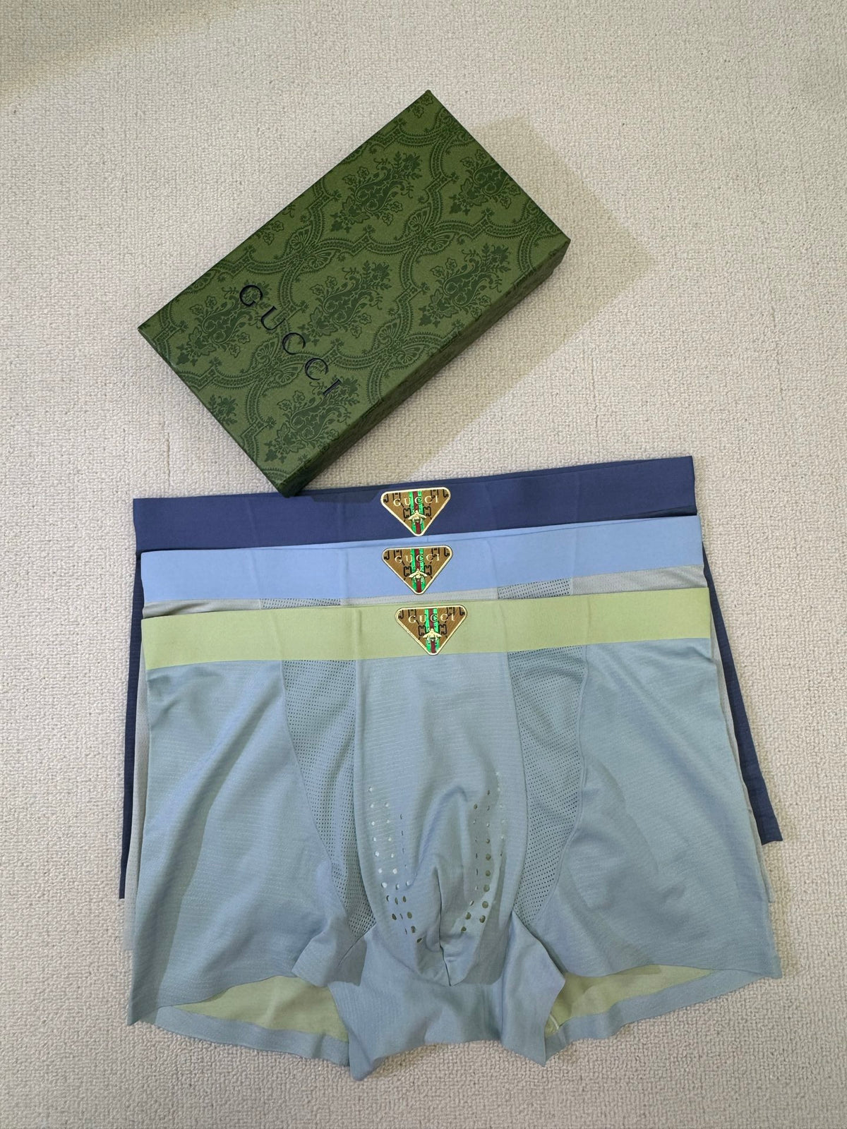 Gucci Modal Men's Boxer Briefs - 3-Piece Box