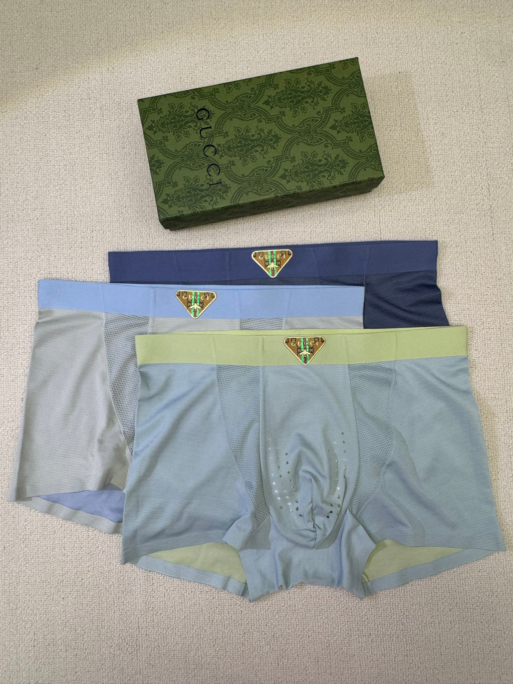Gucci Modal Men's Boxer Briefs - 3-Piece Box