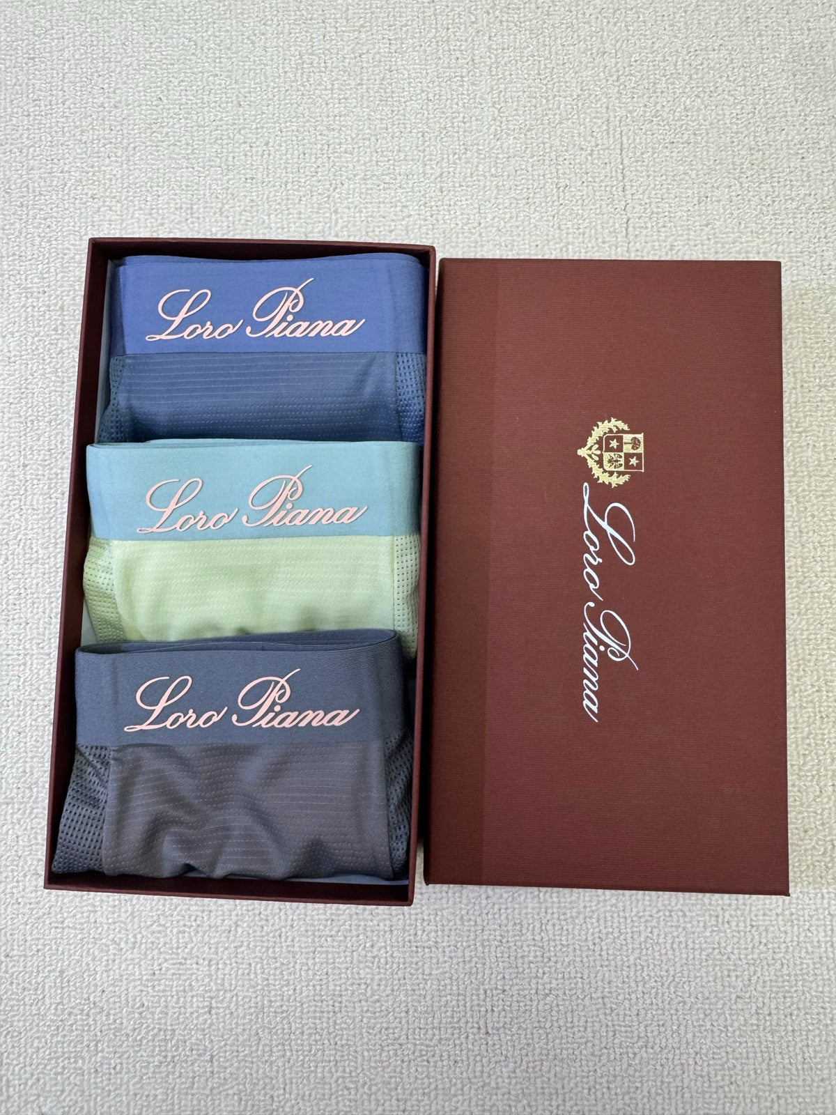 Nylon Blend Men's Boxer Briefs - 3-Piece Box