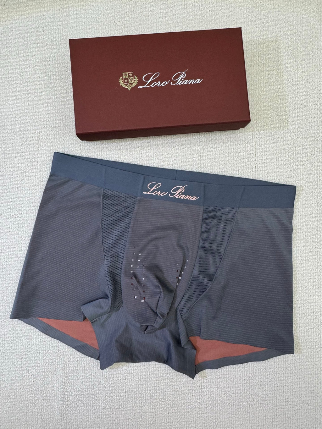 Nylon Blend Men's Boxer Briefs - 3-Piece Box