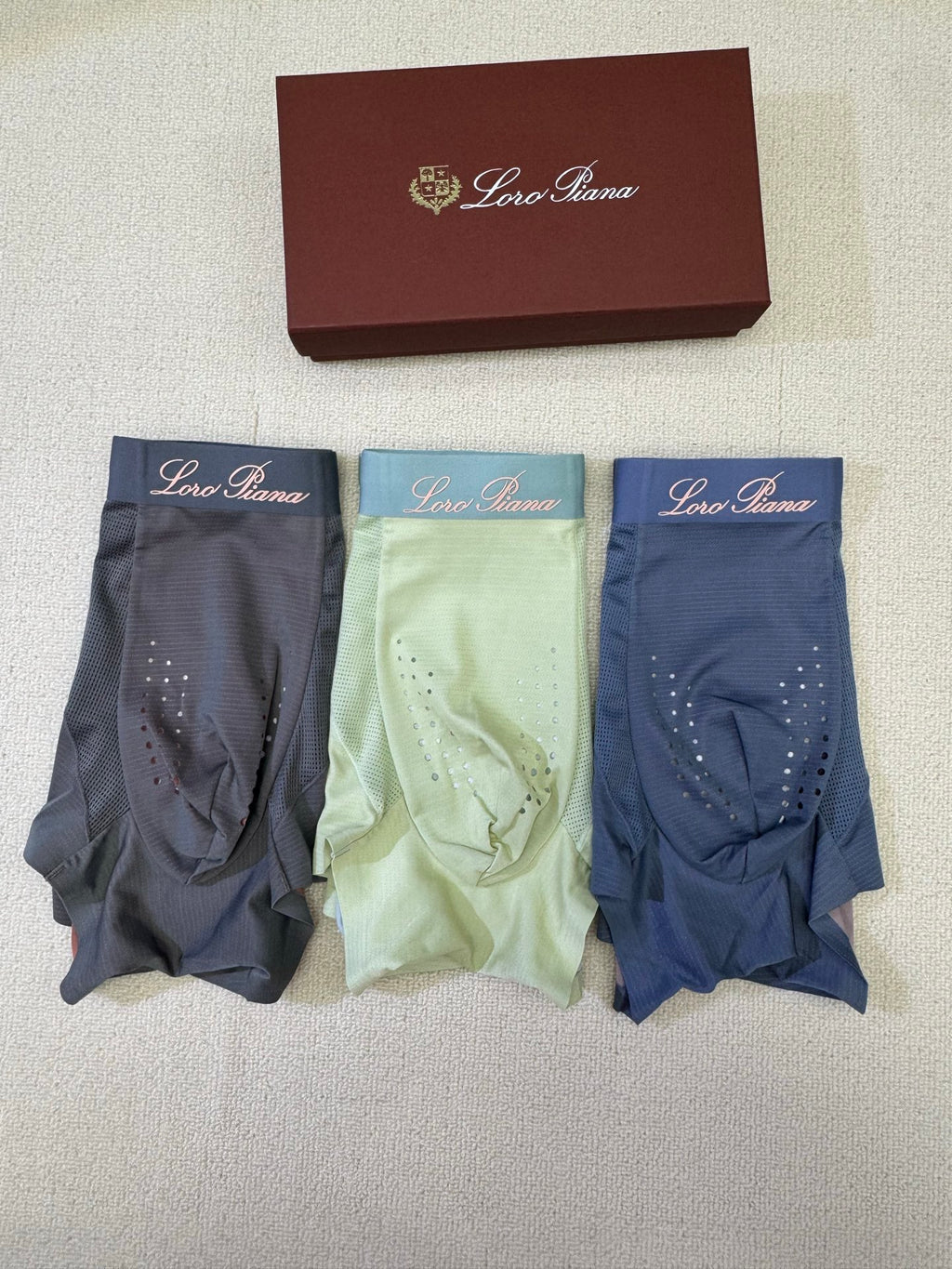 Nylon Blend Men's Boxer Briefs - 3-Piece Box