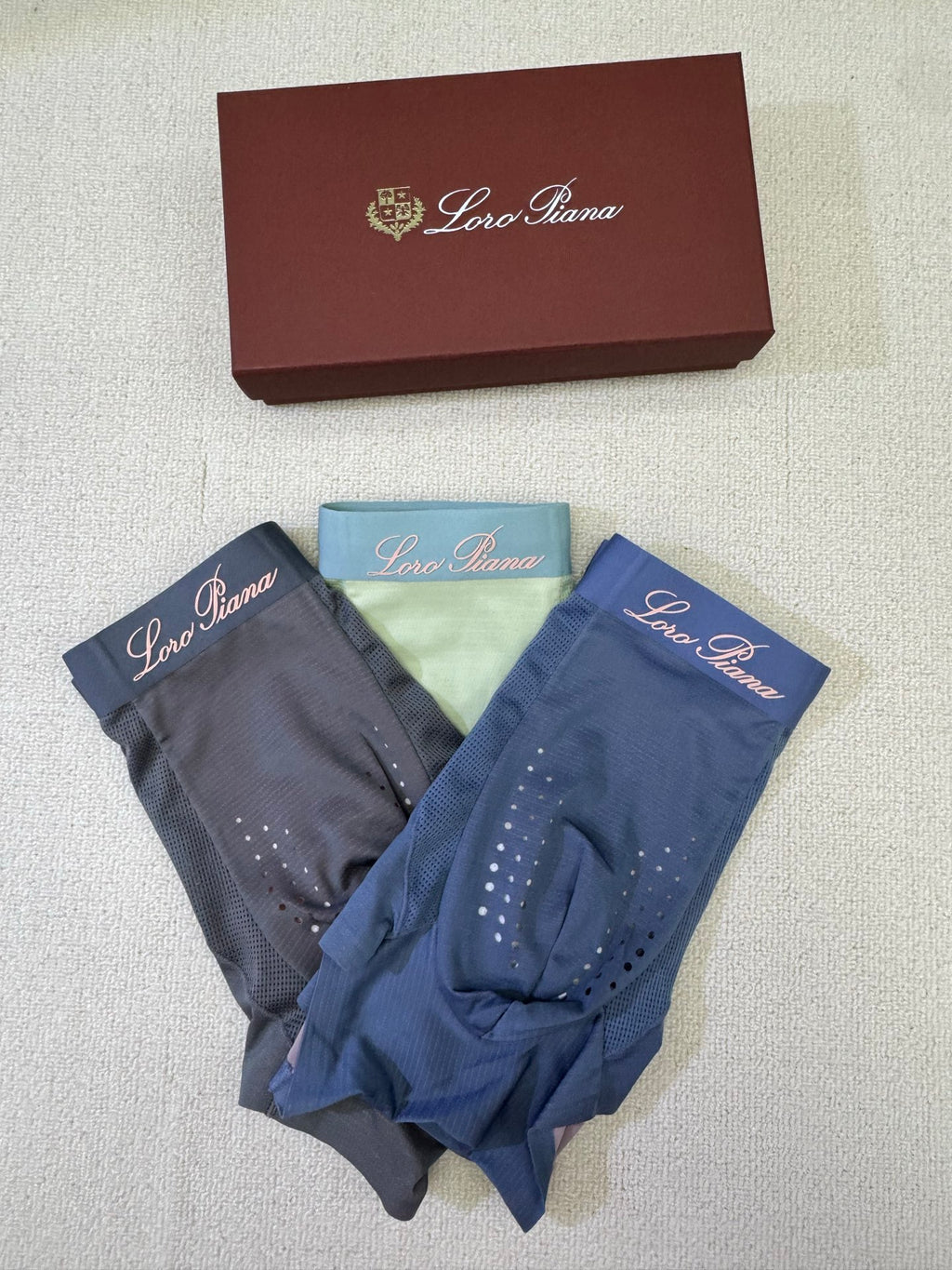 Nylon Blend Men's Boxer Briefs - 3-Piece Box
