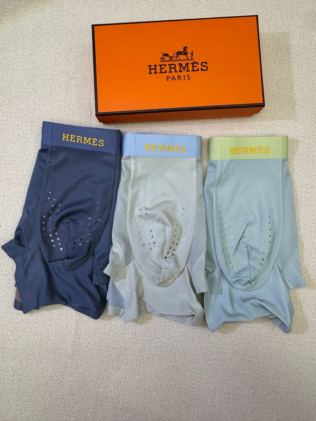 Hermes Men's Boxer Briefs - 3-Piece Box