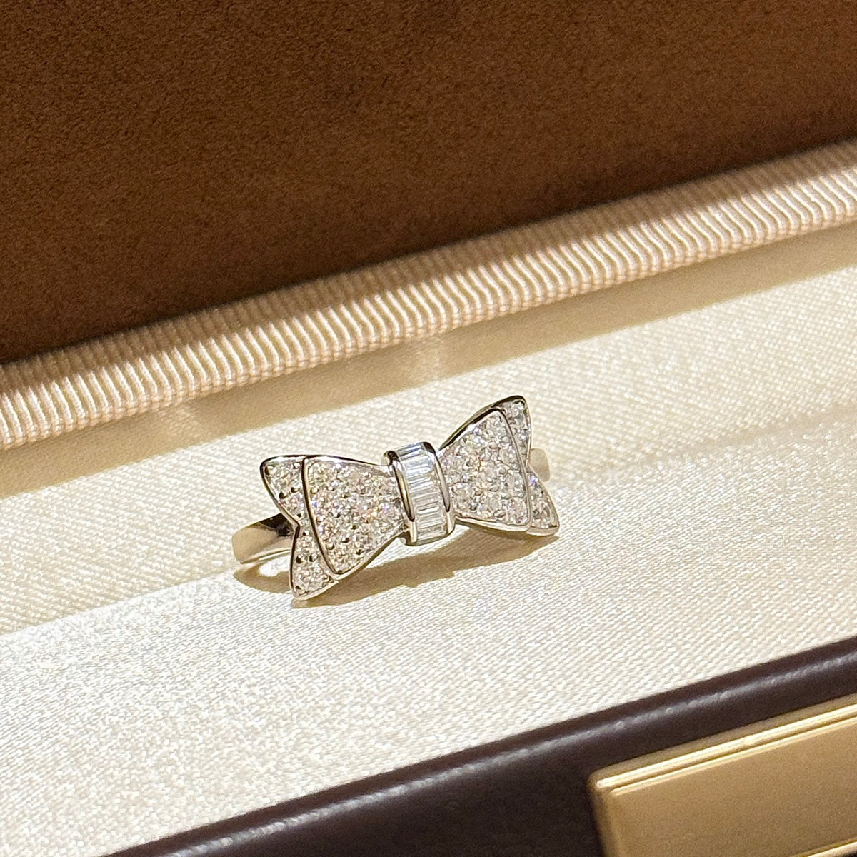 Bow Statement Ring in Gold-Tone main product view