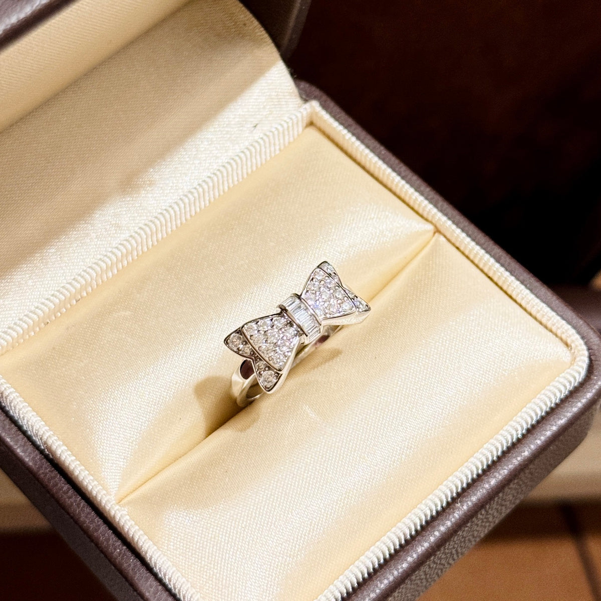Bow Statement Ring in Gold-Tone main product view