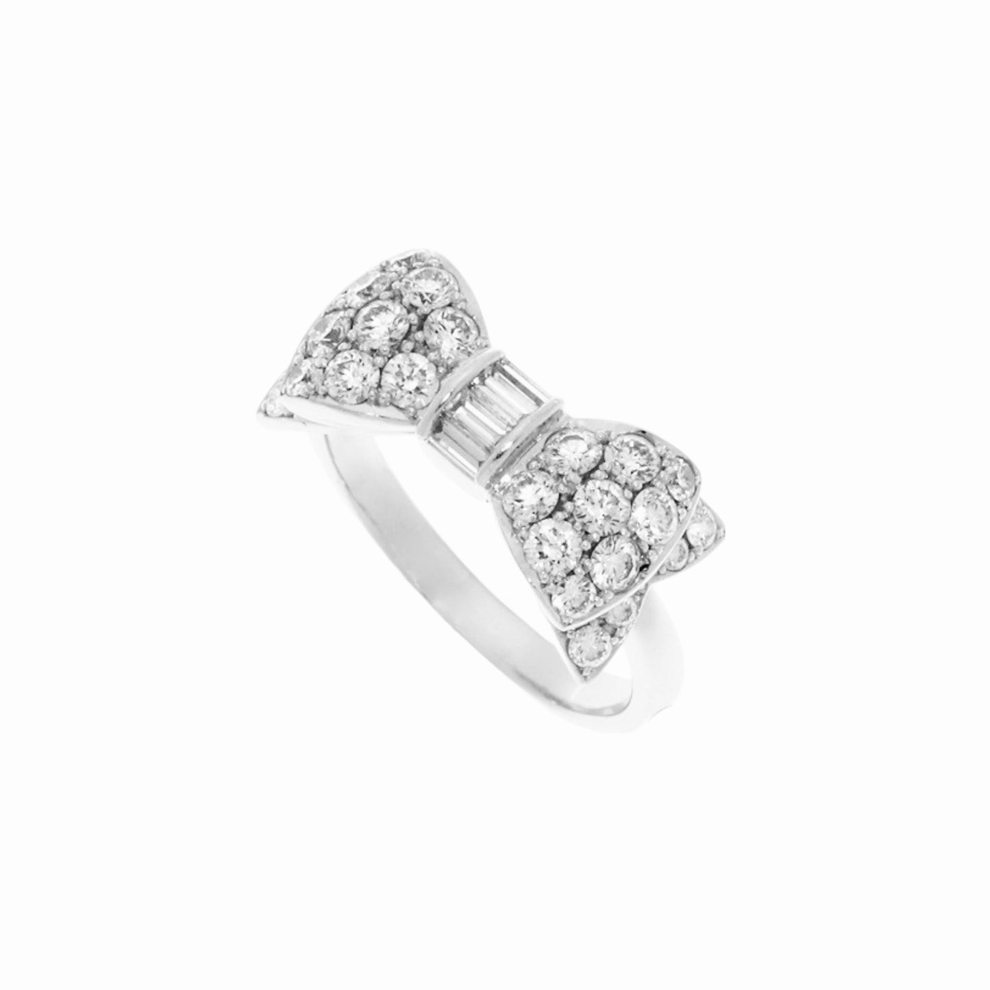 Bow Statement Ring in Gold-Tone front product view