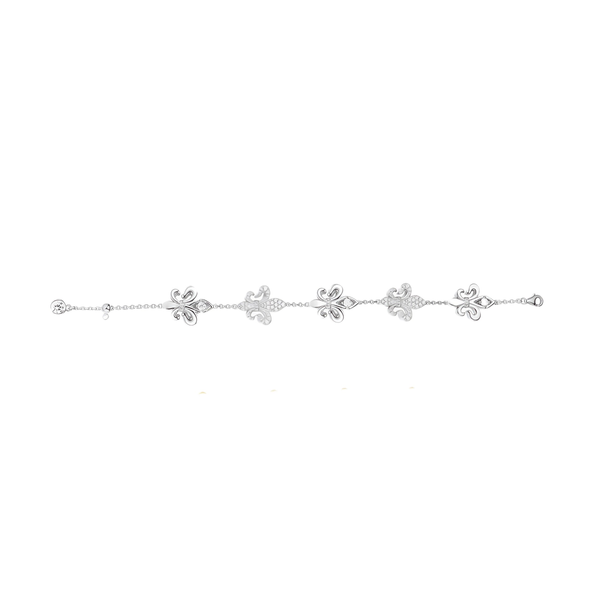 Gothic Emblem Statement Bracelet in Antique Silver-Tone – Design 02 front product view