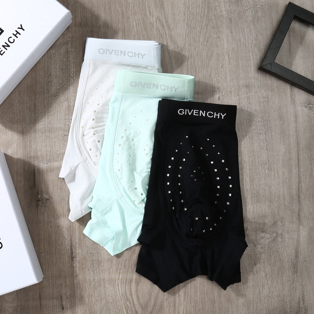 Givenchy Ice-Silk Men's Boxer Briefs - 3-Piece Box