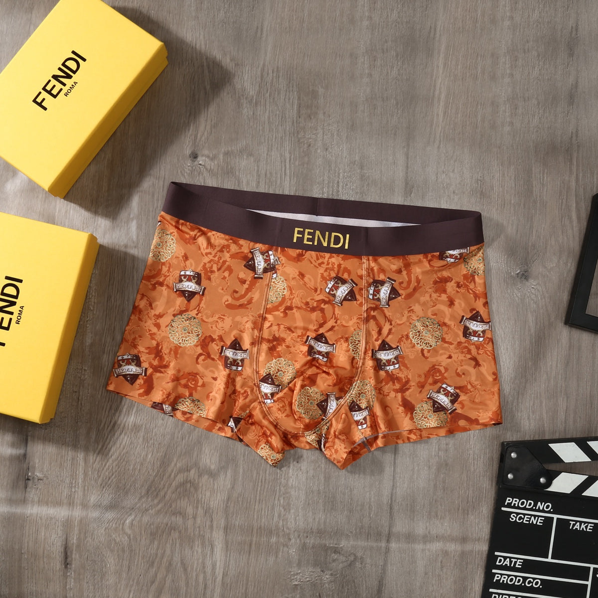 Fendi Ice-Silk Men's Boxer Briefs - 3-Piece Box