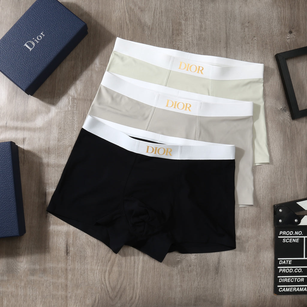 Dior Ice-Silk Men's Boxer Briefs - 3-Piece Box