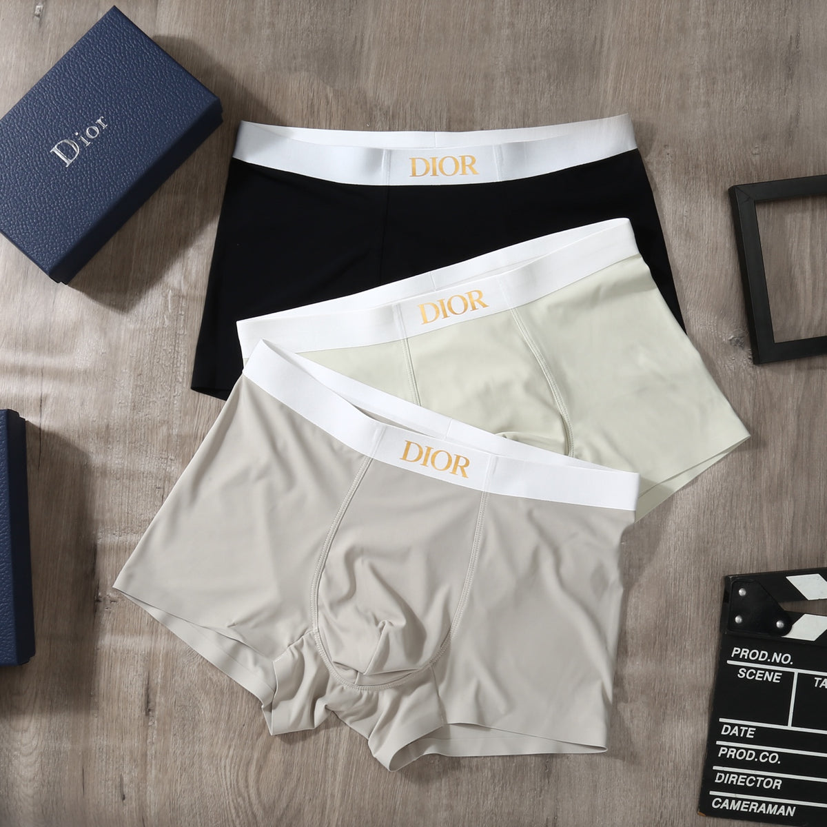 Dior Ice-Silk Men's Boxer Briefs - 3-Piece Box