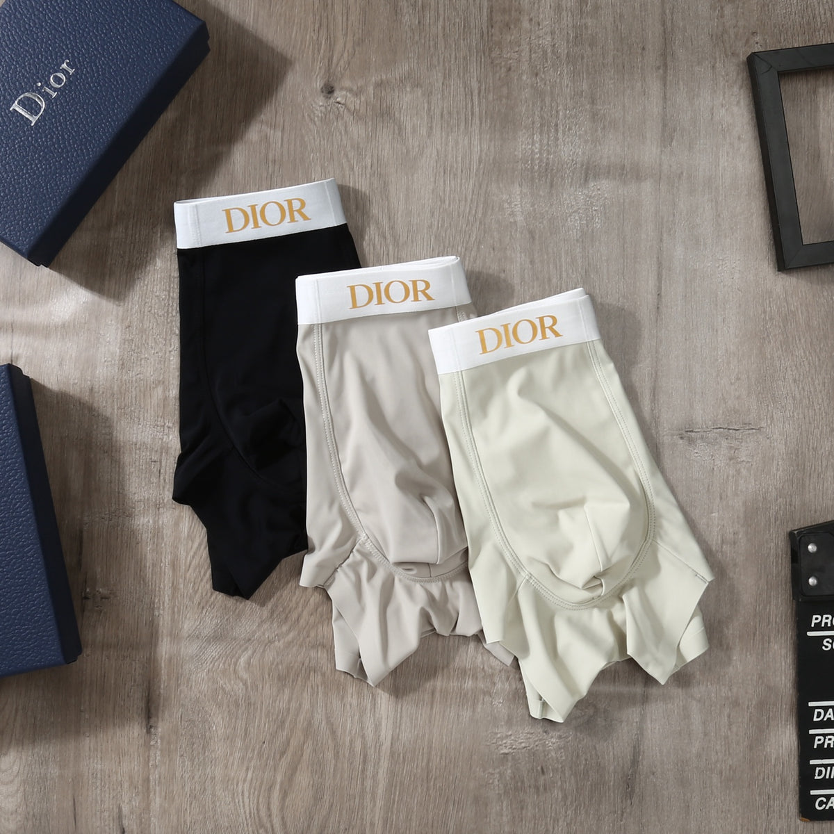 Dior Ice-Silk Men's Boxer Briefs - 3-Piece Box
