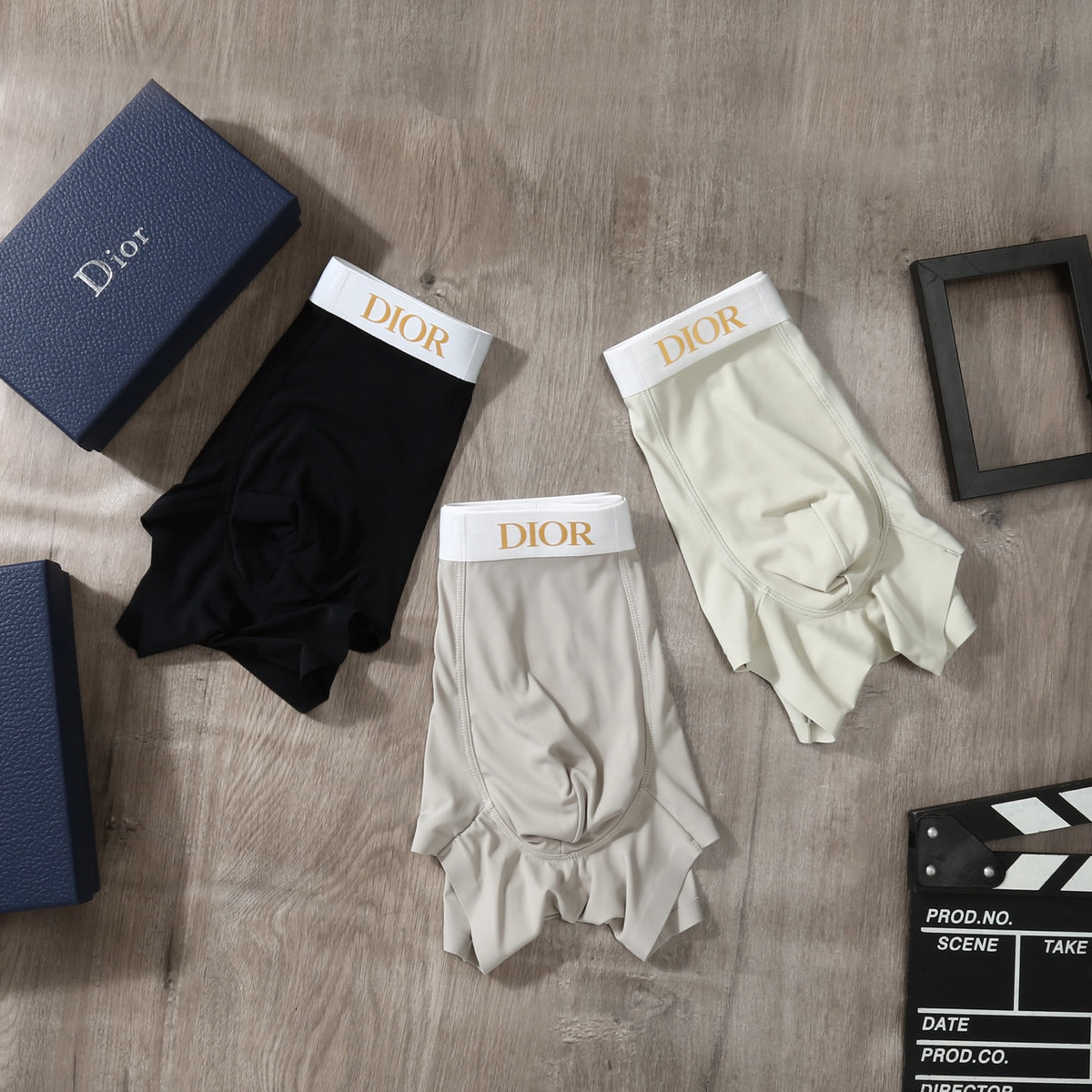 Dior Ice-Silk Men's Boxer Briefs - 3-Piece Box
