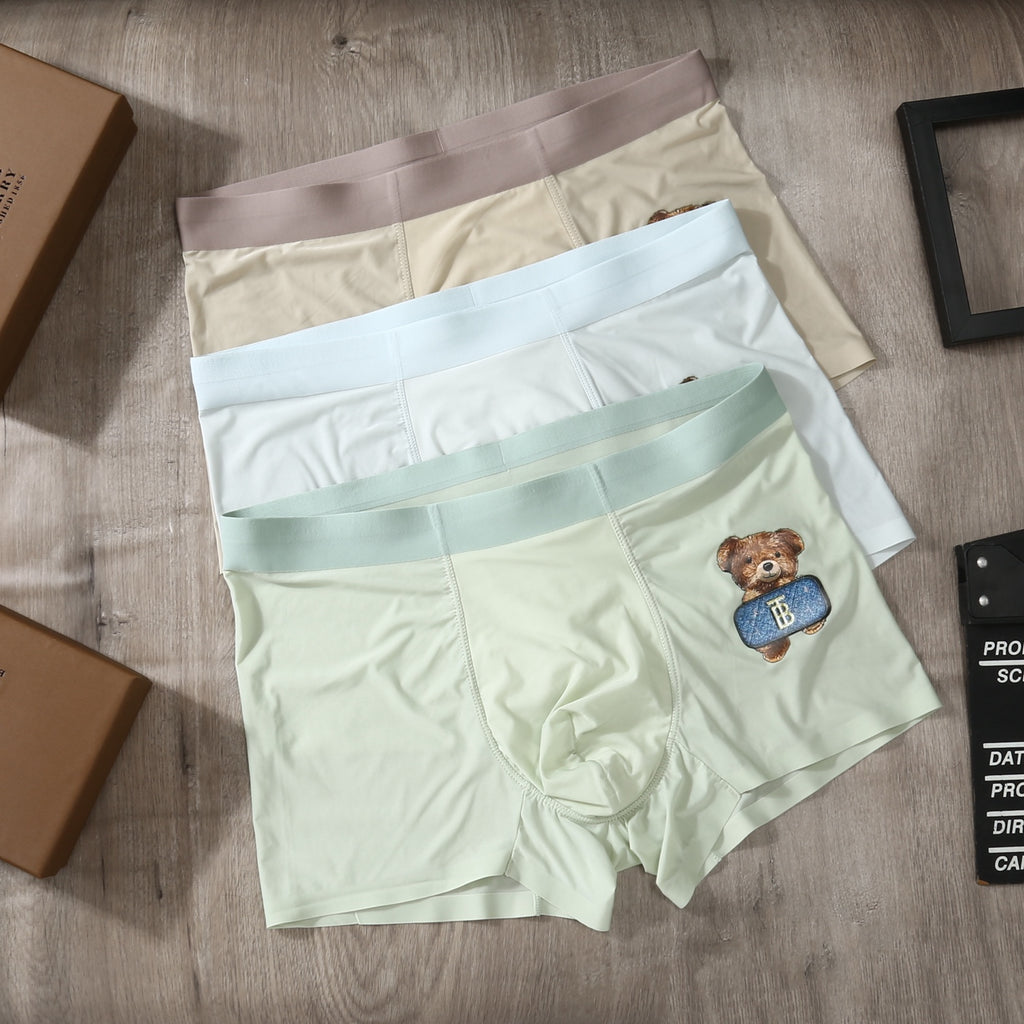 Burberry Ice-Silk Men's Boxer Briefs - 3-Piece Box