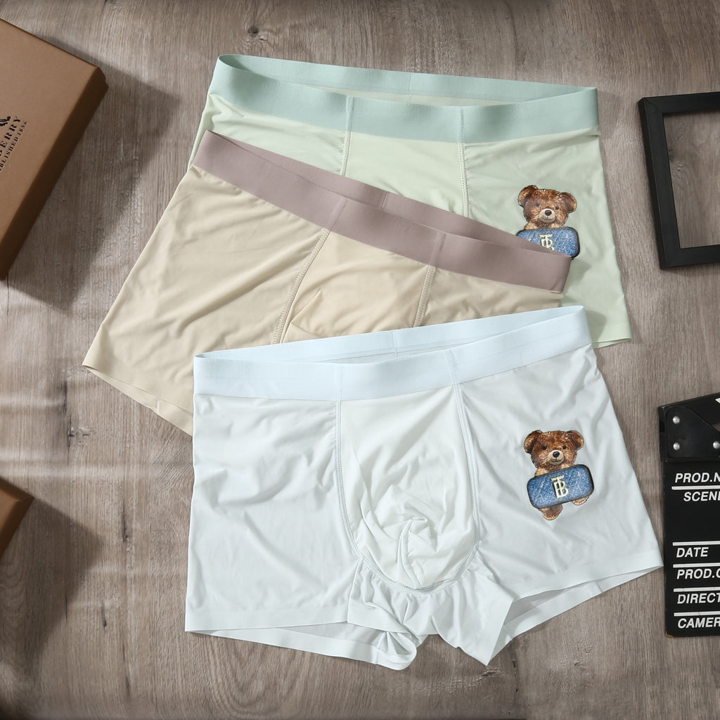 Burberry Ice-Silk Men's Boxer Briefs - 3-Piece Box