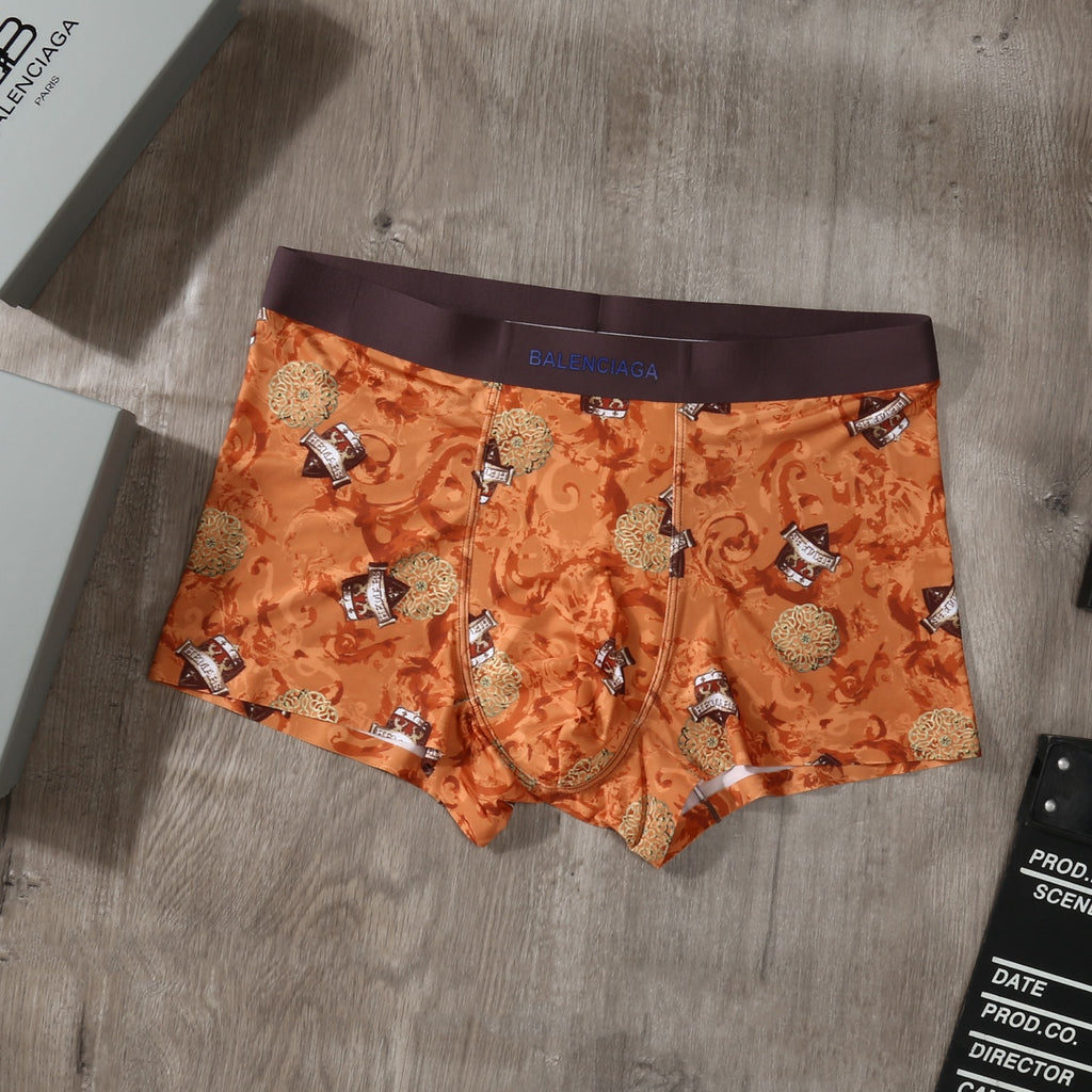 Balenciaga Ice-Silk Men's Boxer Briefs - 3-Piece Box