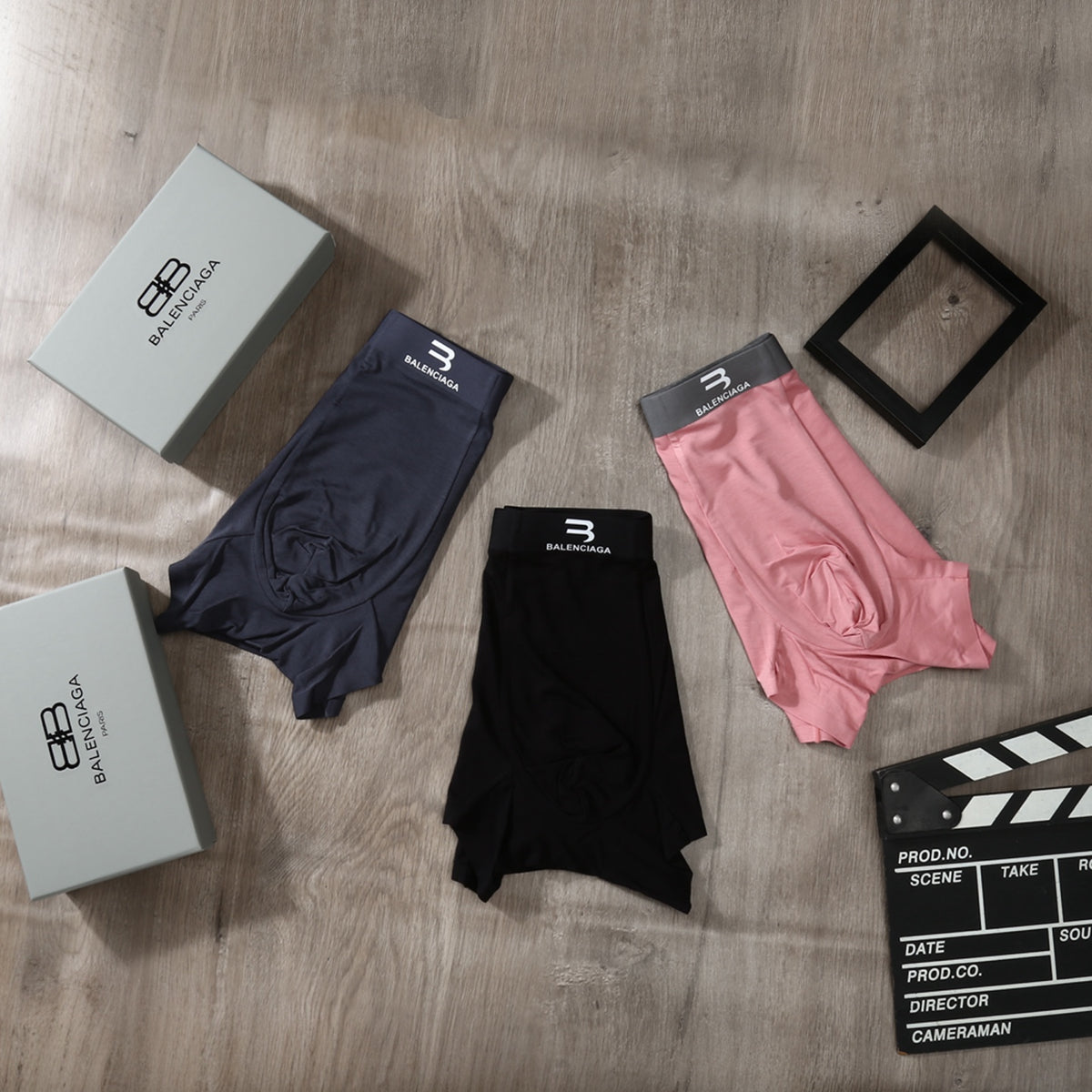 Balenciaga Modal Men's Boxer Briefs - 3-Piece Box