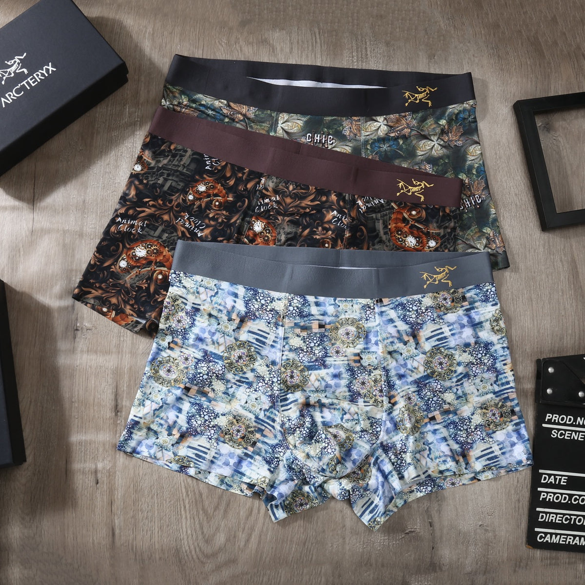 Arc'teryx Ice-Silk Men's Boxer Briefs - 3-Piece Box