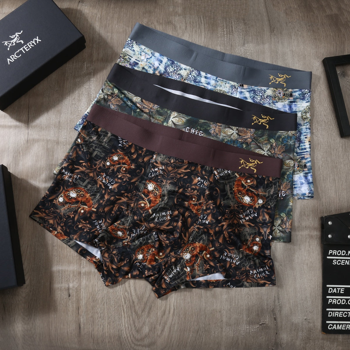 Arc'teryx Ice-Silk Men's Boxer Briefs - 3-Piece Box