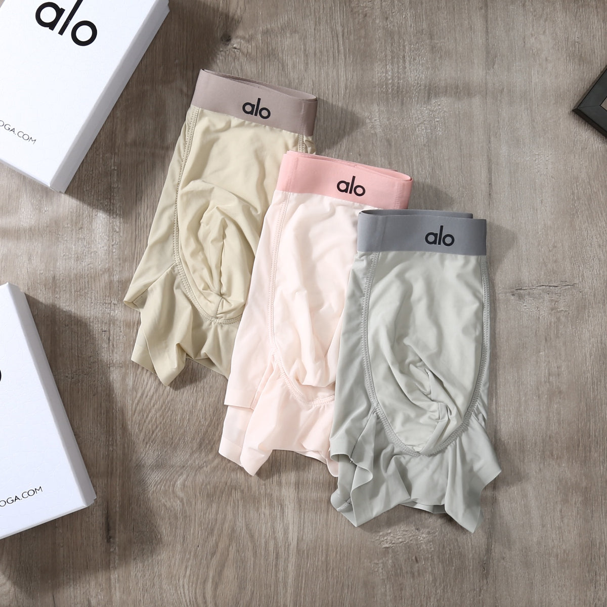 Alo Ice-Silk Men's Boxer Briefs - 3-Piece Box