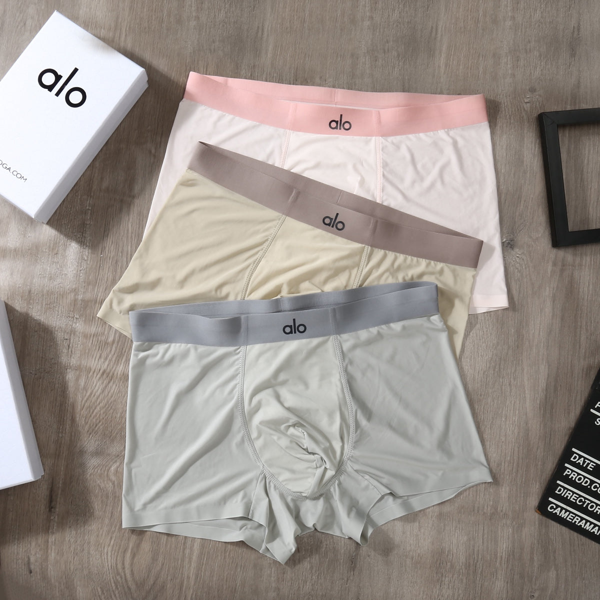 Alo Ice-Silk Men's Boxer Briefs - 3-Piece Box