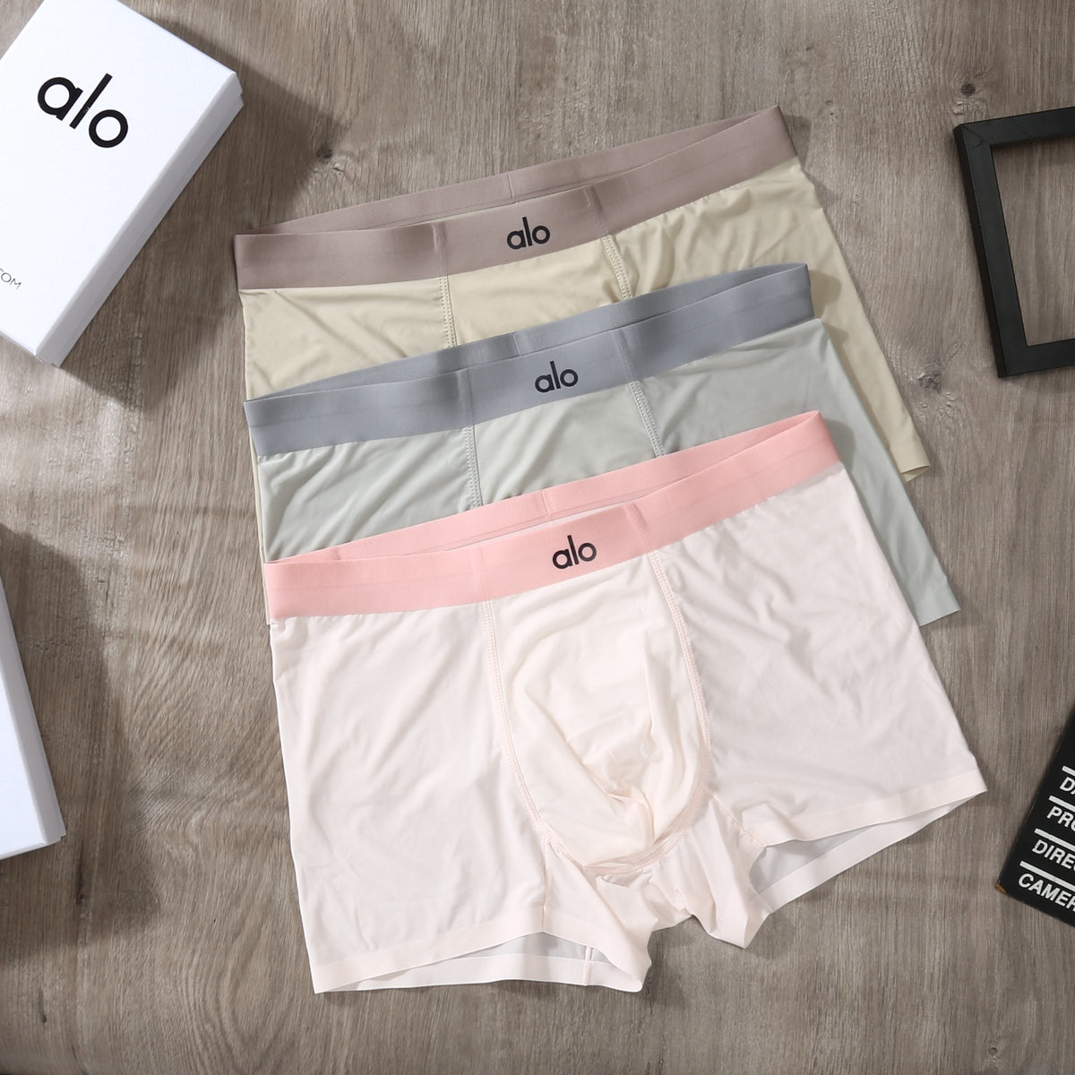 Alo Ice-Silk Men's Boxer Briefs - 3-Piece Box