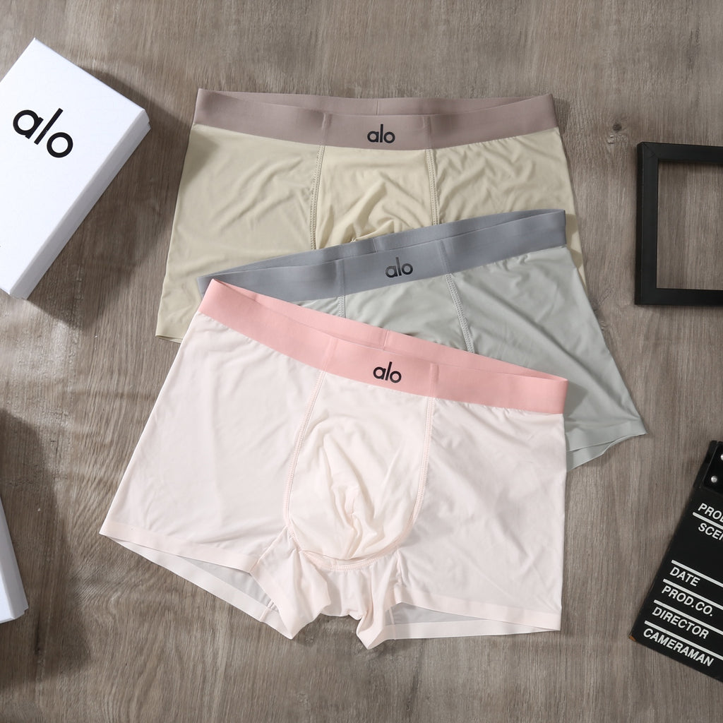 Alo Ice-Silk Men's Boxer Briefs - 3-Piece Box