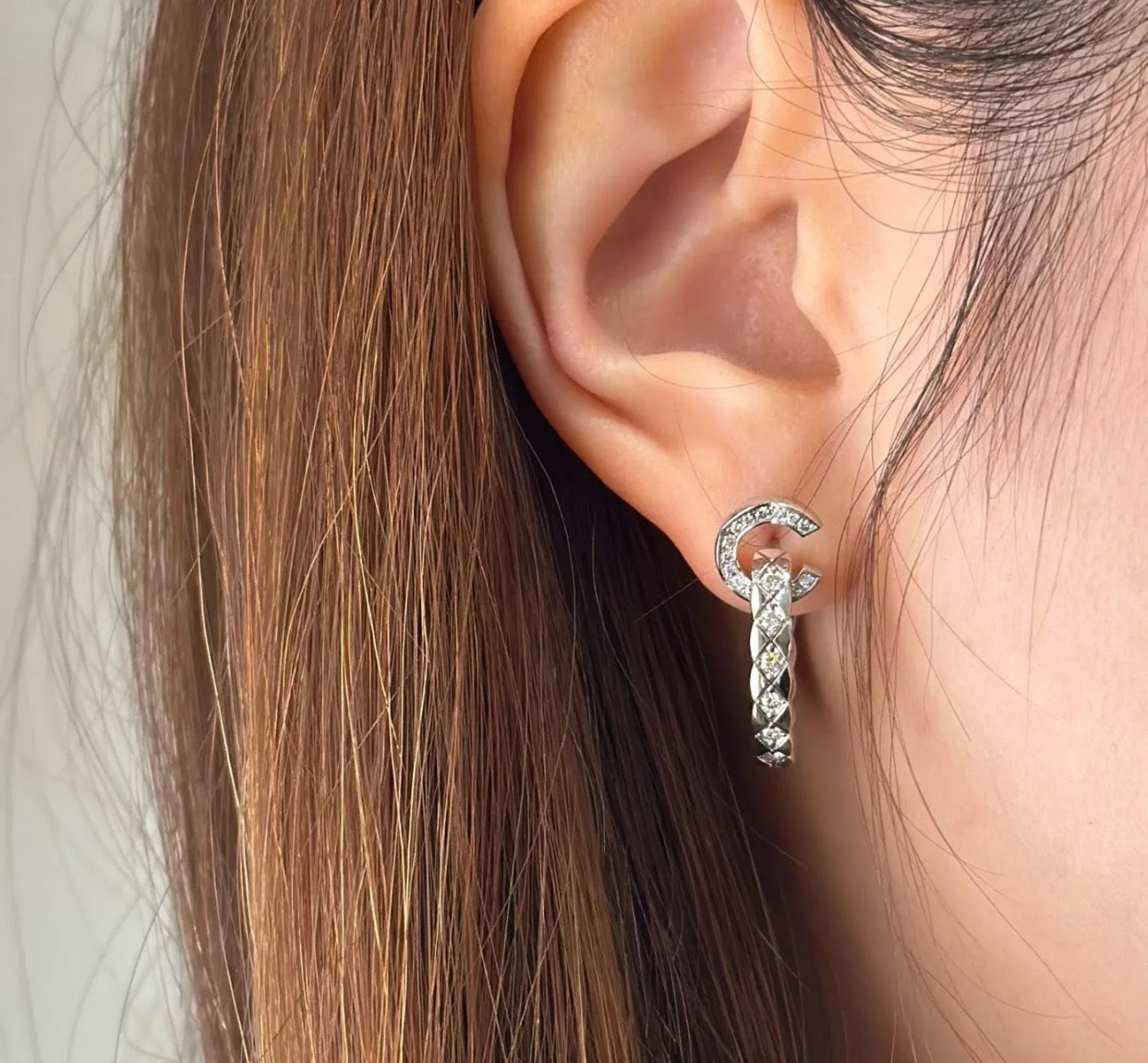 Pearl Pearl-Detail Statement Earrings – Pearl Detail – Design 002 styled product view