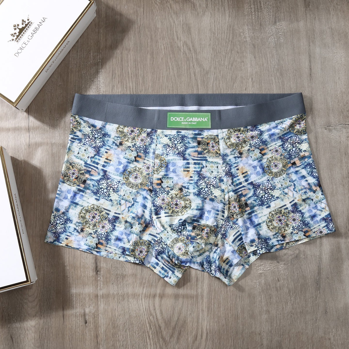Dolce & Gabbana Ice-Silk Men's Boxer Briefs - 3-Piece Box