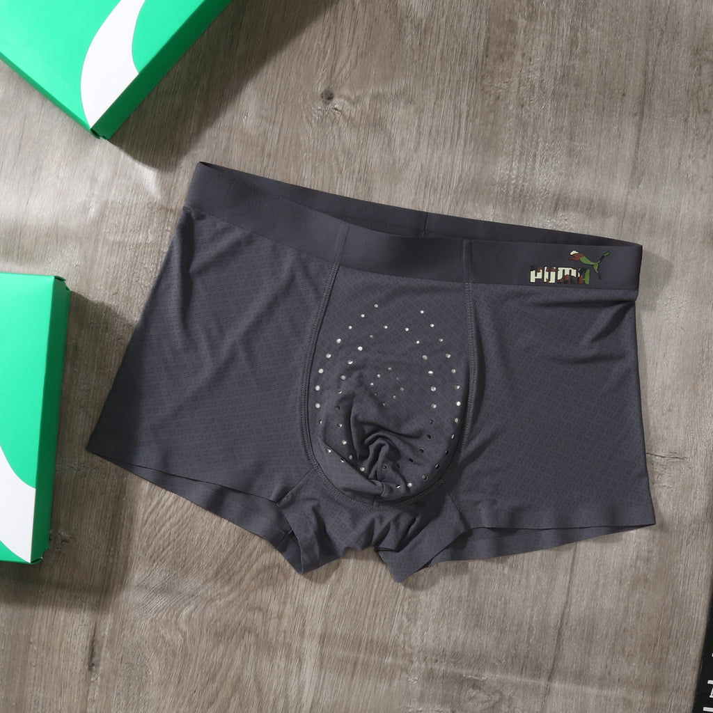 Ice-Silk Men's Boxer Briefs - 3-Piece Box