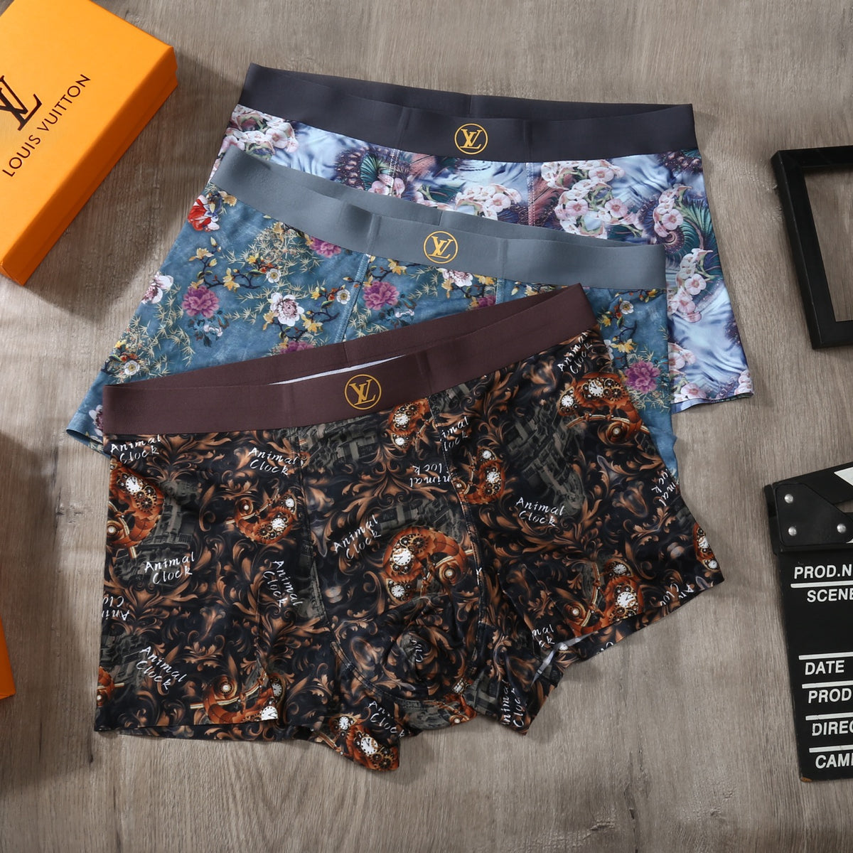 Louis Vuitton Ice-Silk Men's Boxer Briefs - 3-Piece Box