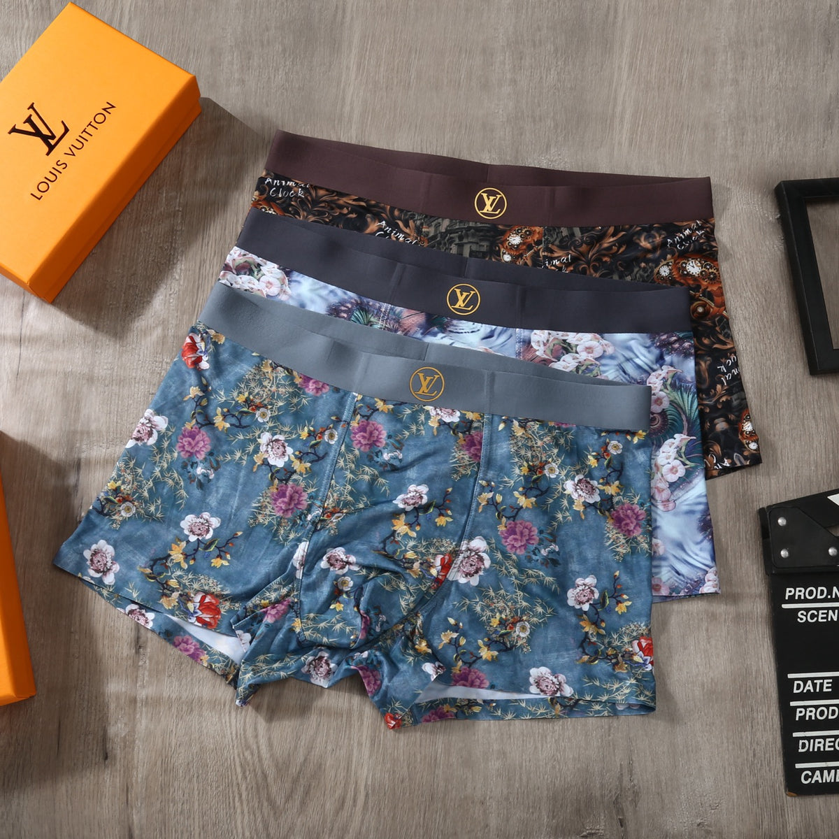 Louis Vuitton Ice-Silk Men's Boxer Briefs - 3-Piece Box