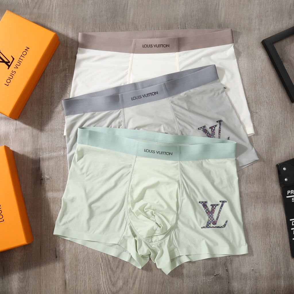 Louis Vuitton Ice-Silk Men's Boxer Briefs - 3-Piece Box