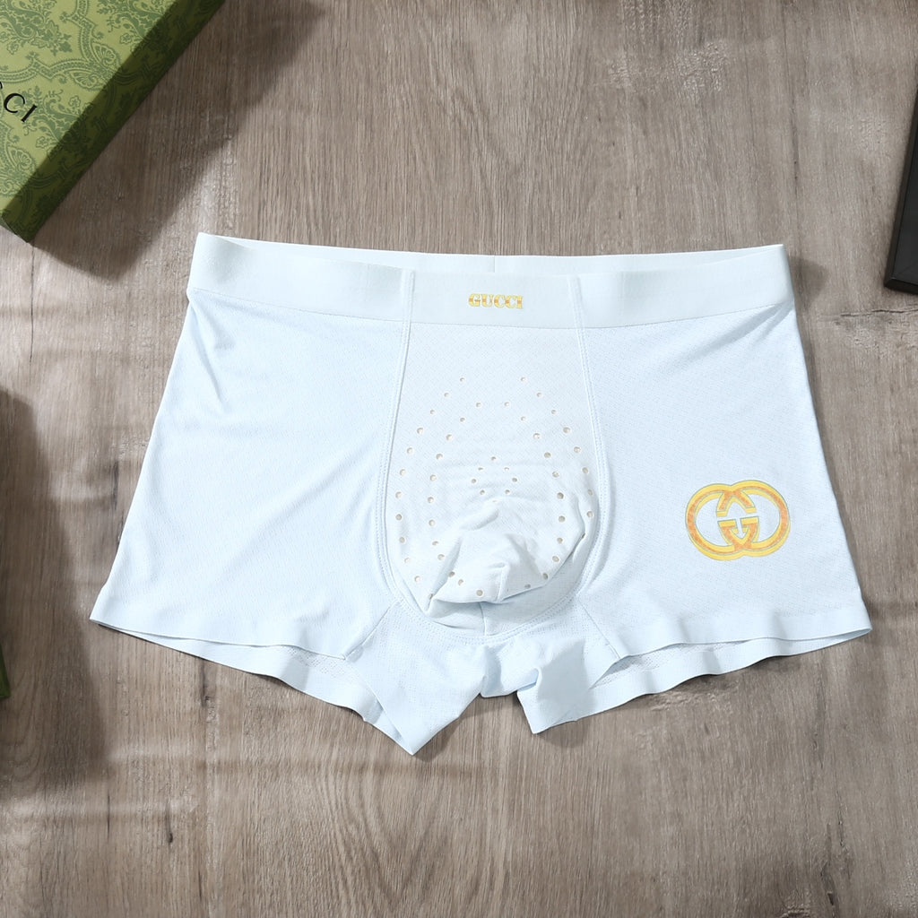 Ice-Silk Men's Boxer Briefs - 3-Piece Box