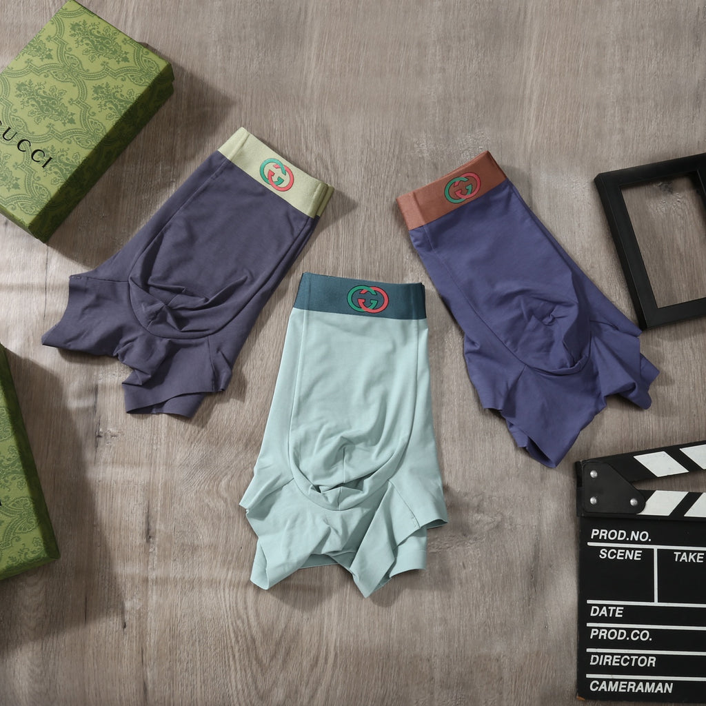 Gucci Men's Boxer Briefs - 3-Piece Box