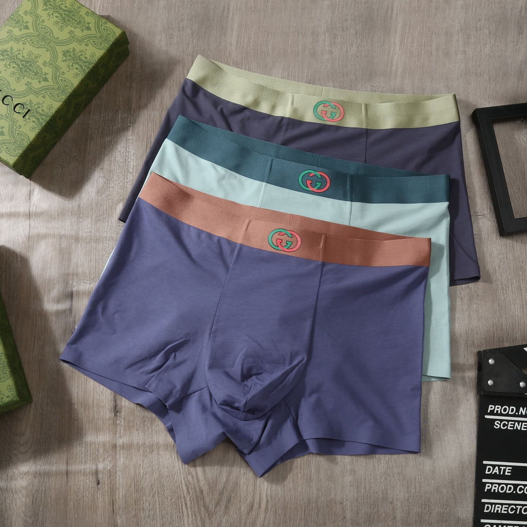 Gucci Men's Boxer Briefs - 3-Piece Box