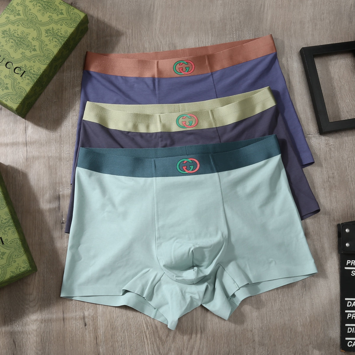 Gucci Men's Boxer Briefs - 3-Piece Box